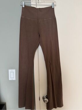Brandy Melville Brown Flared Leggings